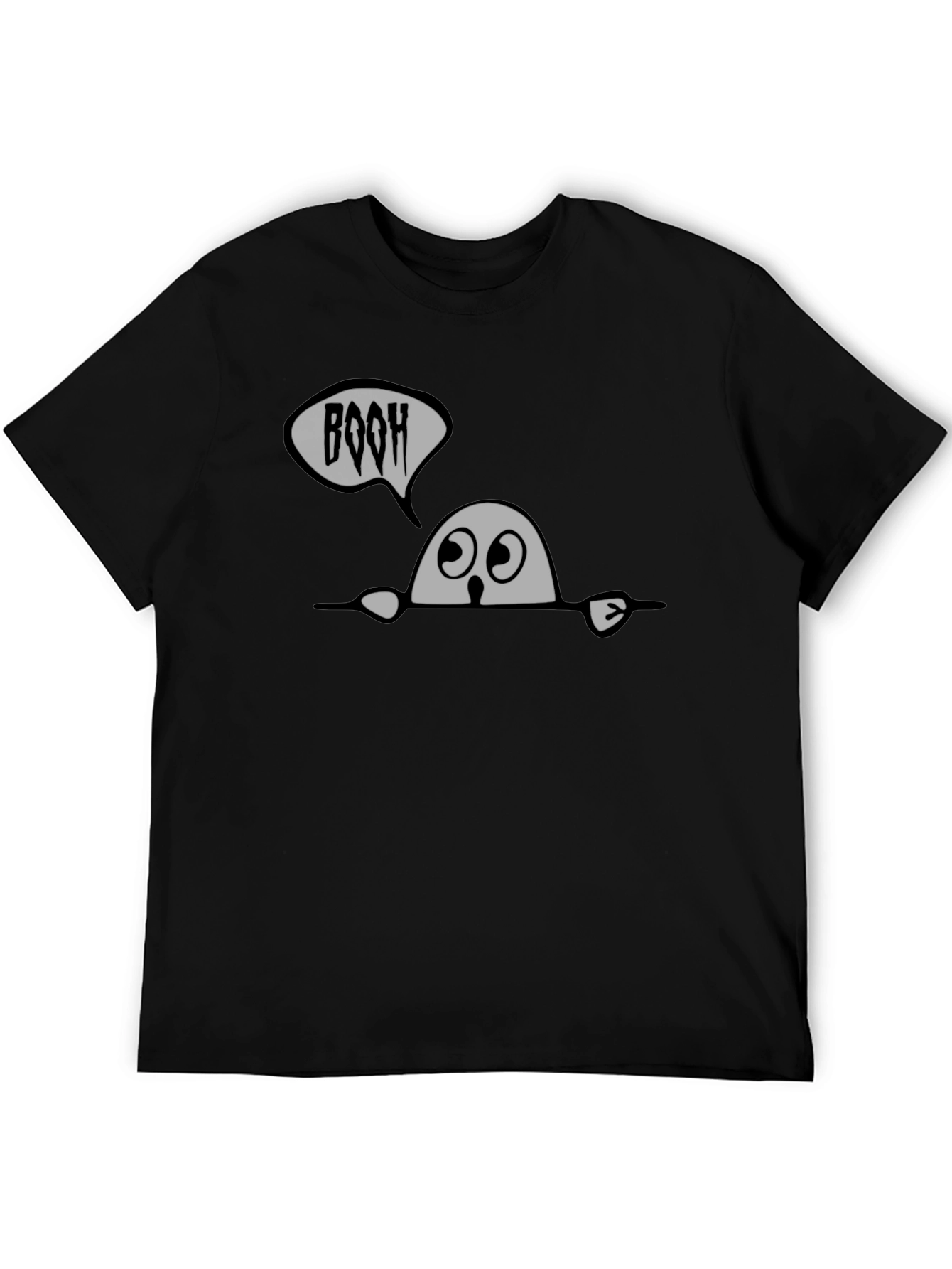 Spooky BOOH Ghost Graphic Tee