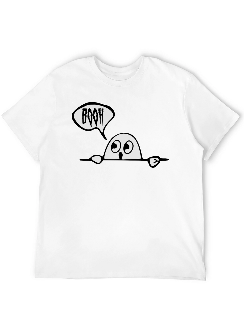 Spooky BOOH Ghost Graphic Tee