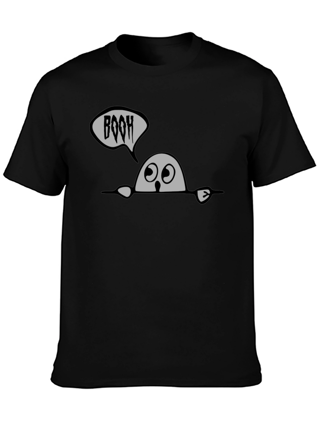 Spooky BOOH Ghost Graphic Tee