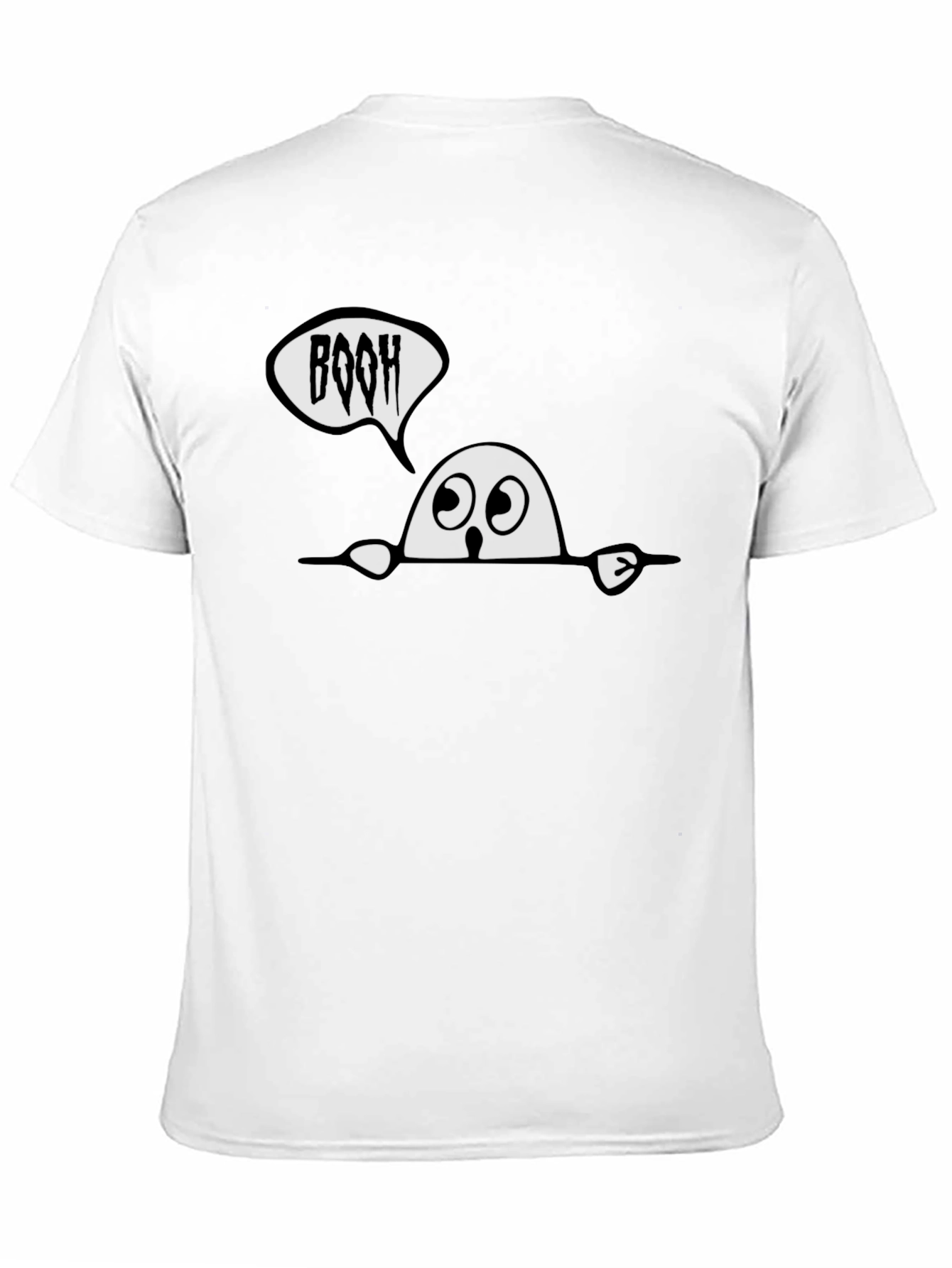 Spooky BOOH Ghost Graphic Tee