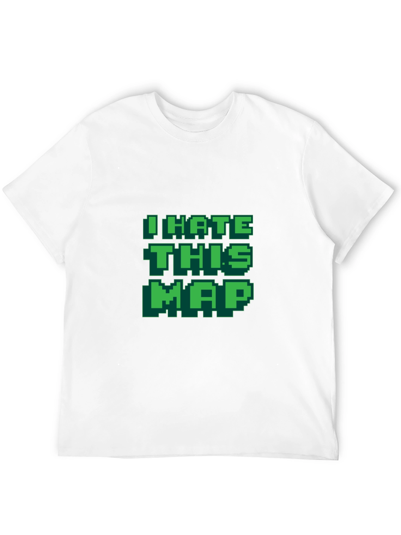 I Hate This Map T-Shirt Funny Gamer Tee