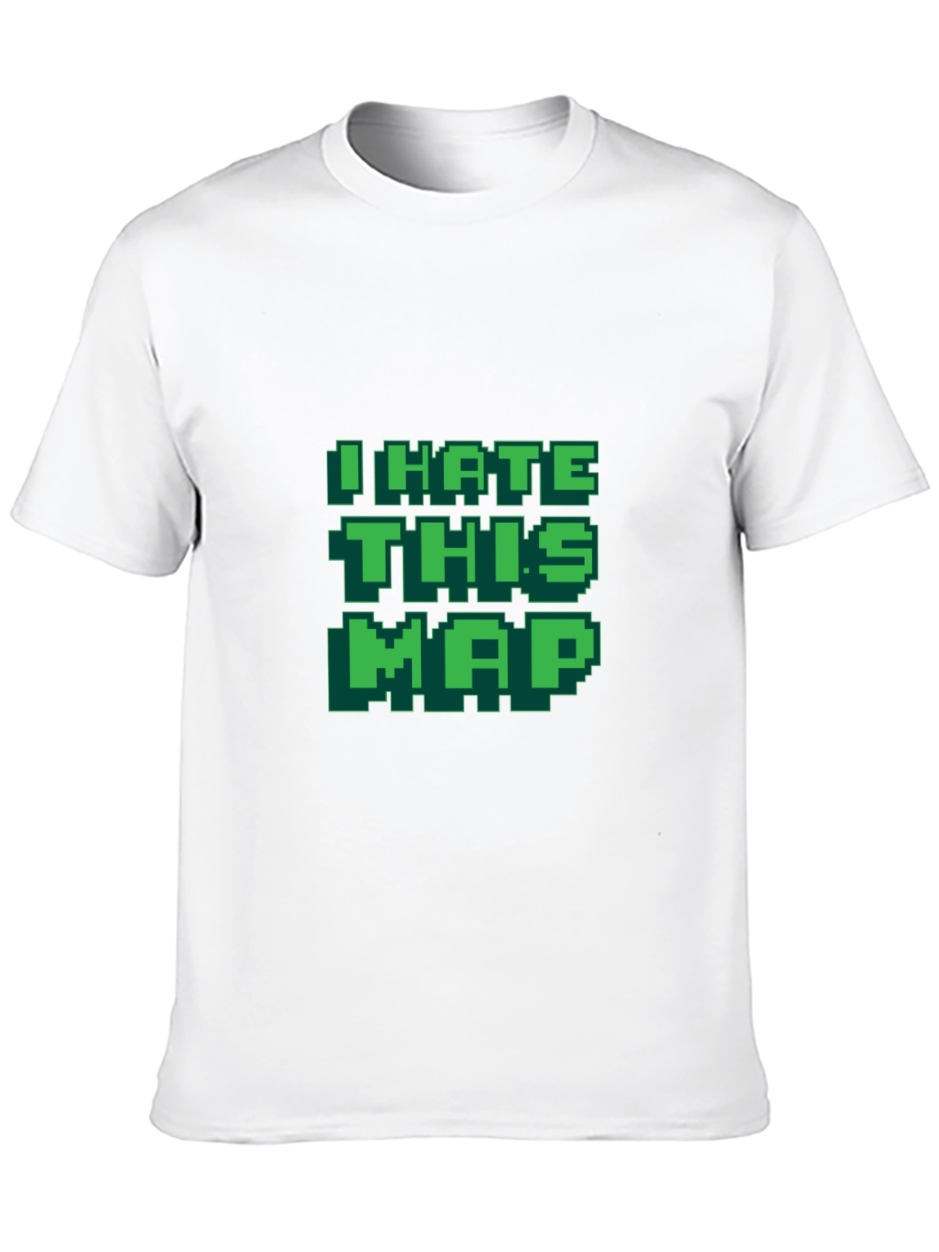 I Hate This Map T-Shirt Funny Gamer Tee