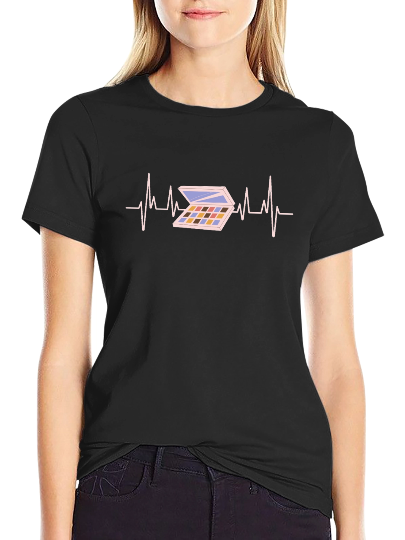 Makeup Heartbeat T-Shirt