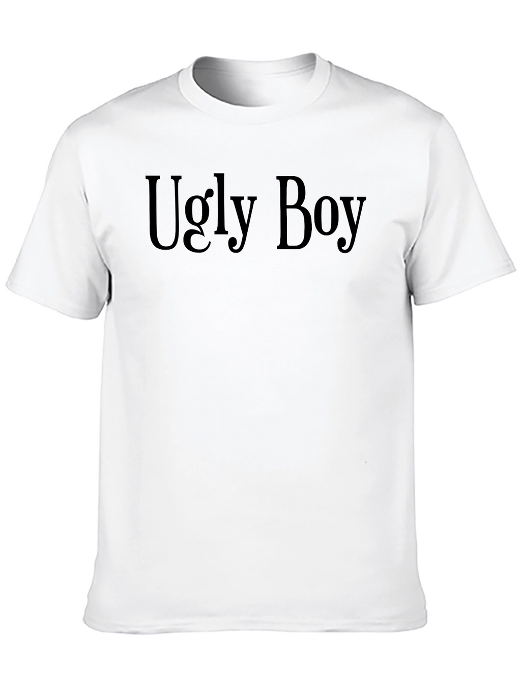 Ugly Boy Black T-Shirt - Statement Tee