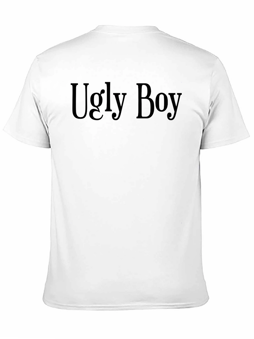 Ugly Boy Black T-Shirt - Statement Tee