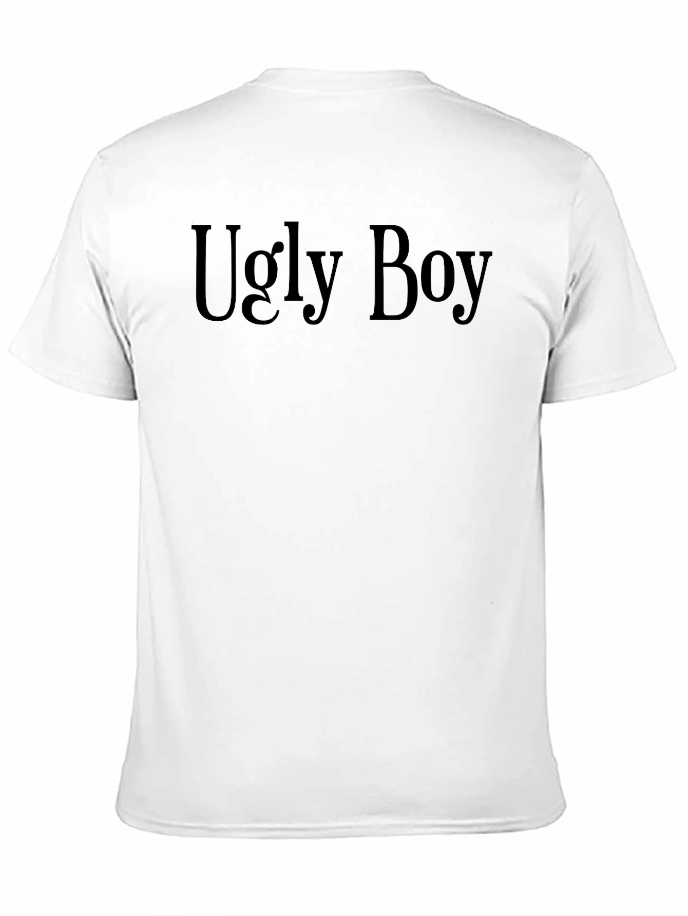 Ugly Boy Black T-Shirt - Statement Tee