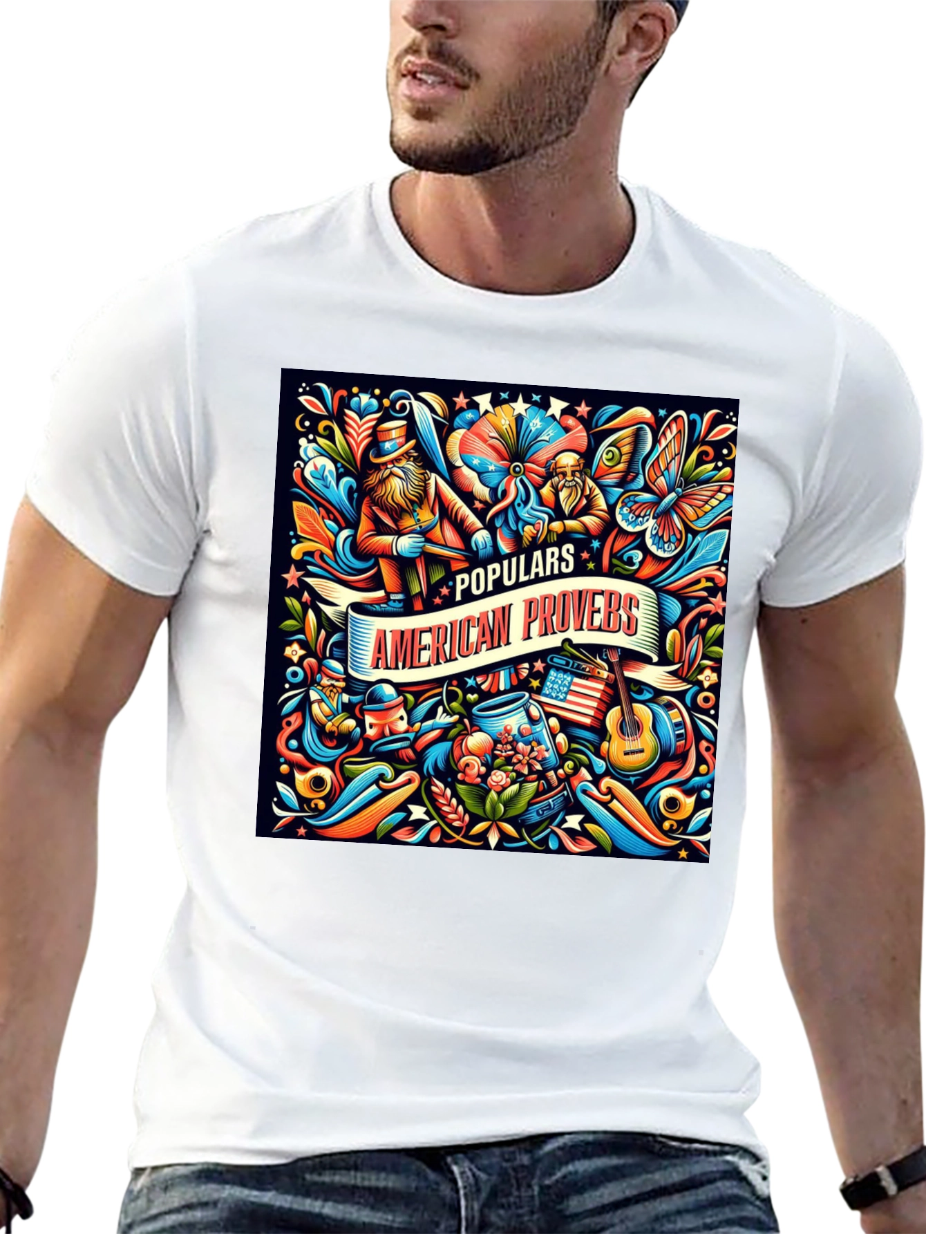 American Proverbs Graphic T-Shirt