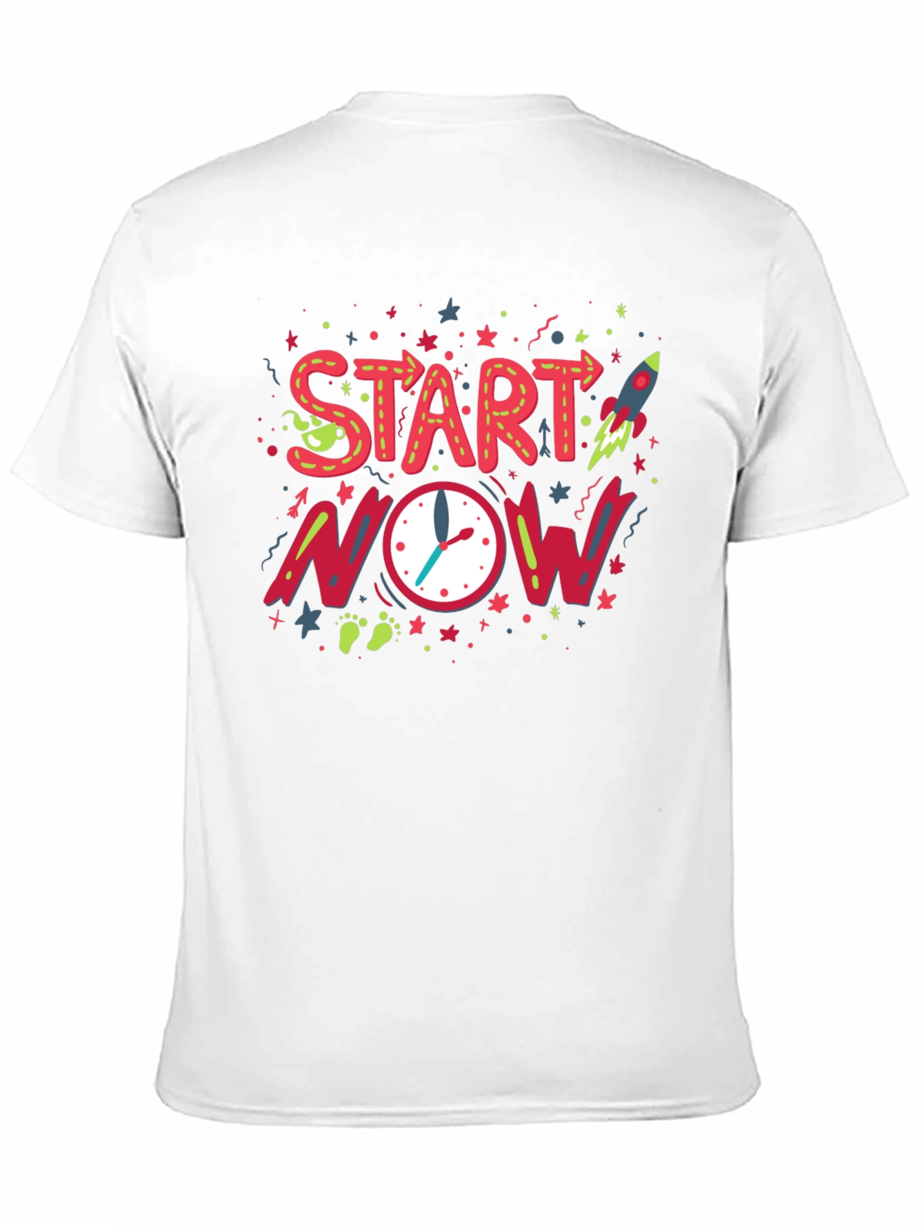 Start Now Graphic Tee - Motivational Design