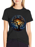 Cosmic Tree Graphic Tee