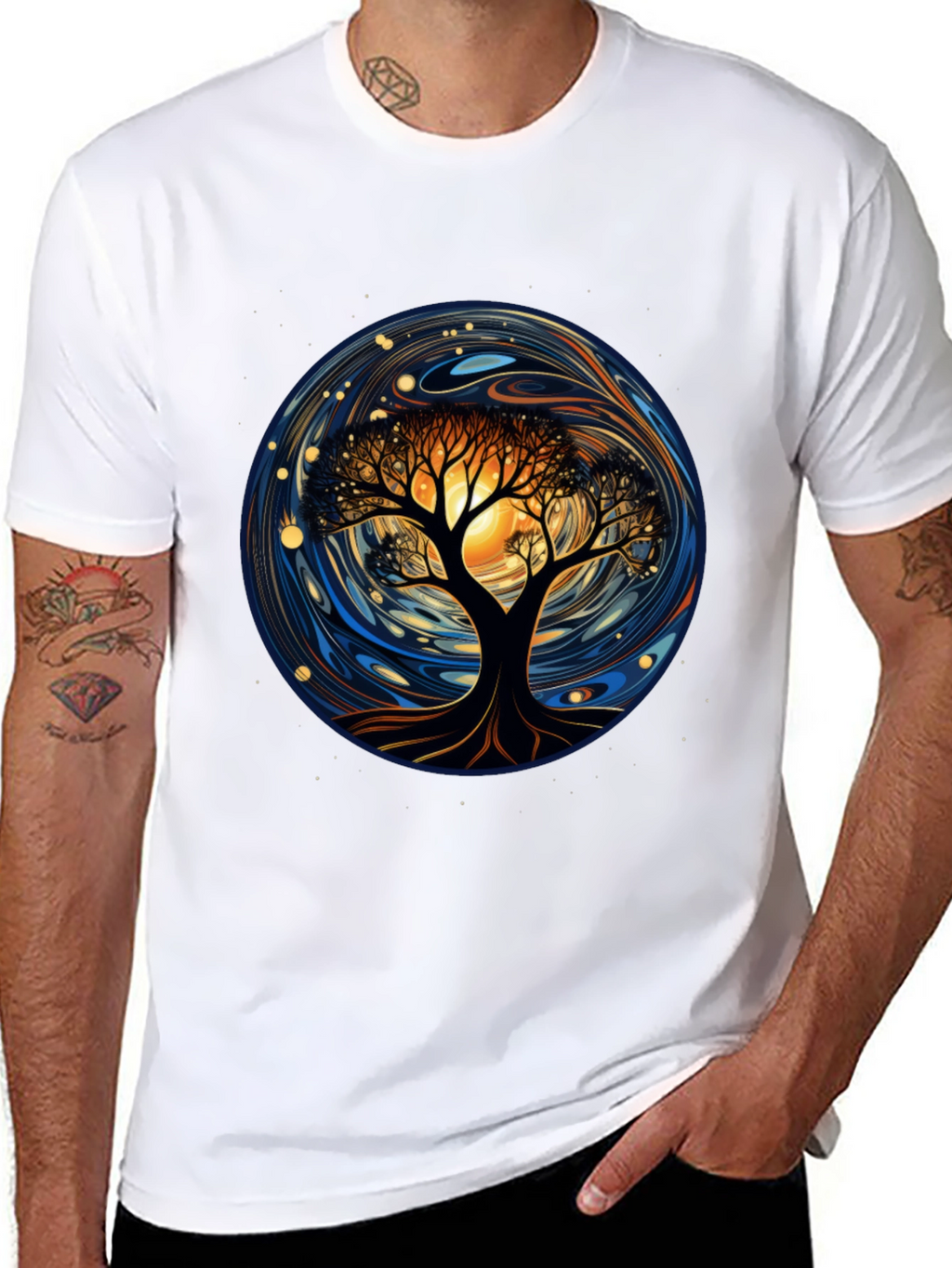Cosmic Tree Graphic Tee