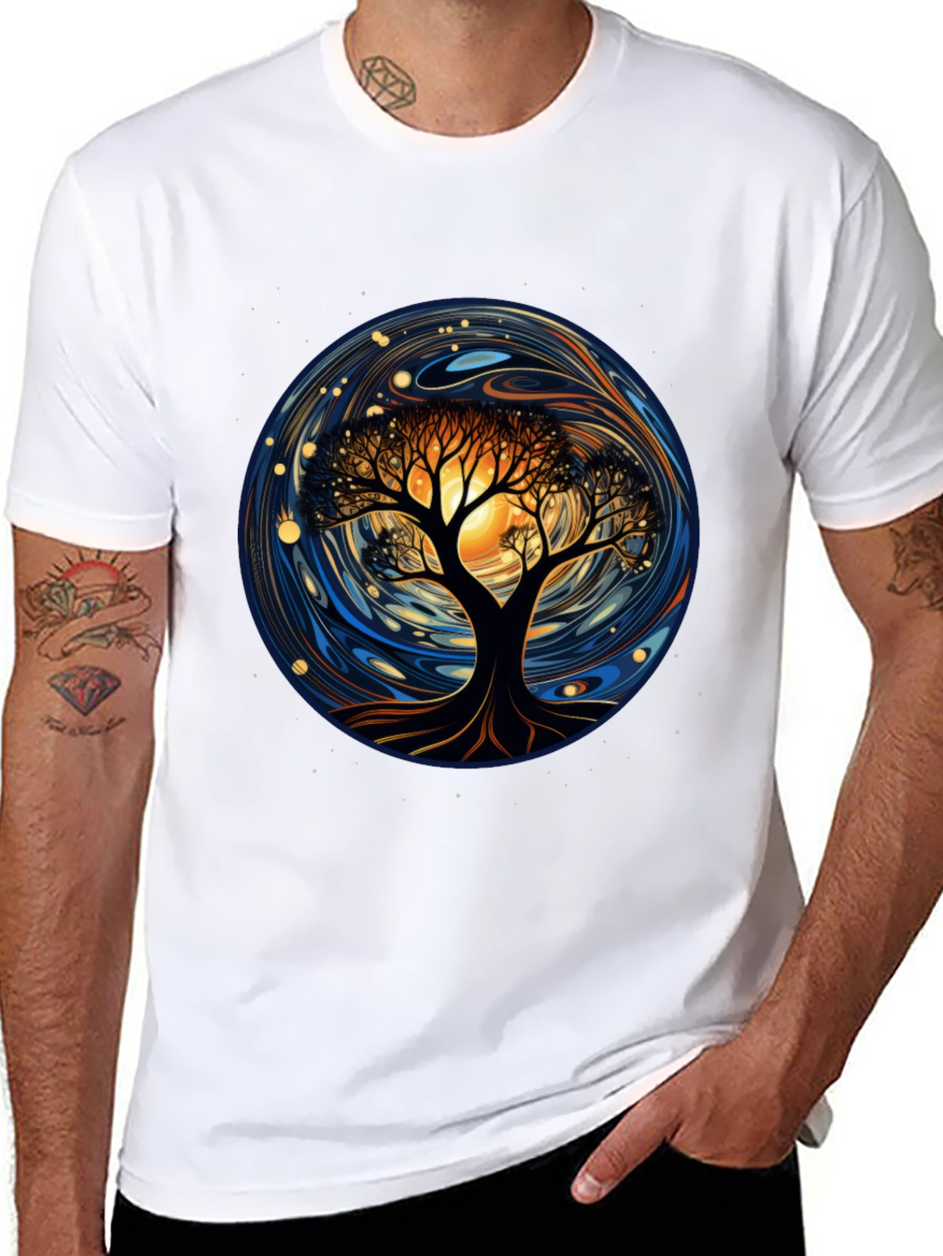 Cosmic Tree Graphic Tee
