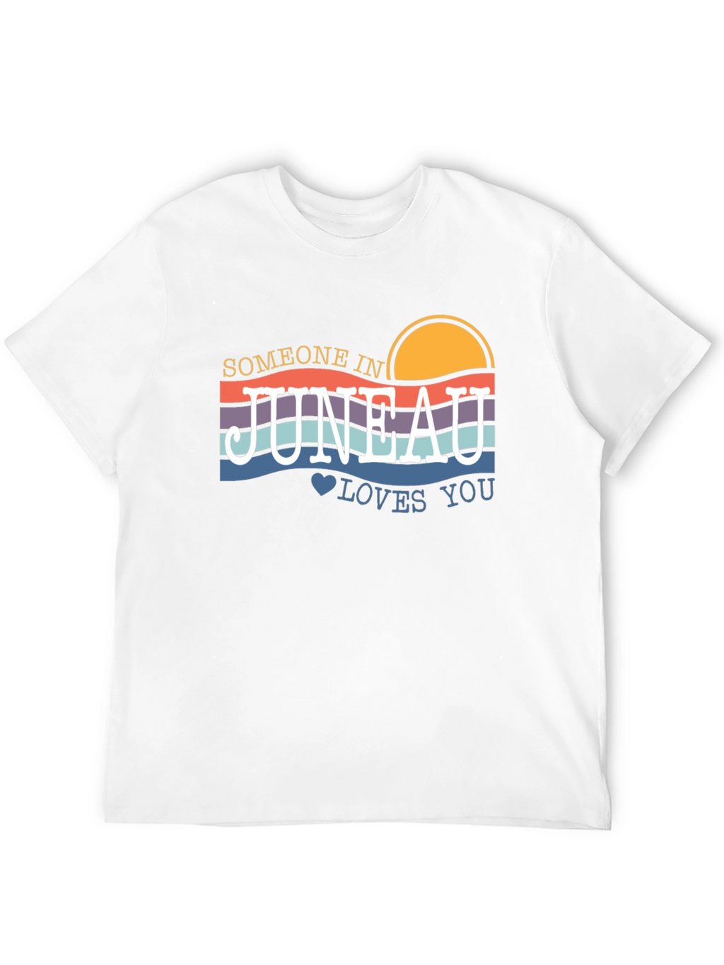 Juneau Alaska Sunset Graphic T-Shirt