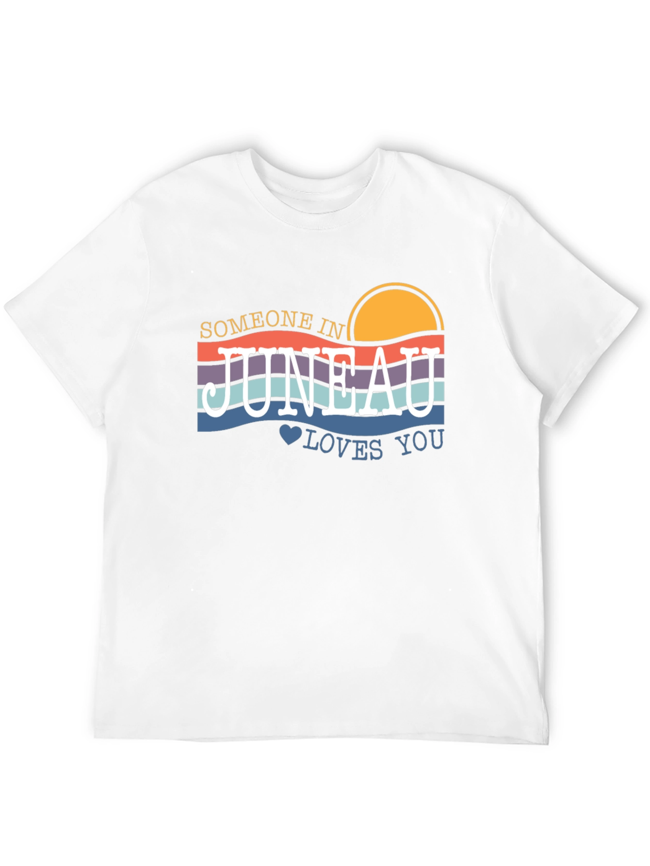 Juneau Alaska Sunset Graphic T-Shirt