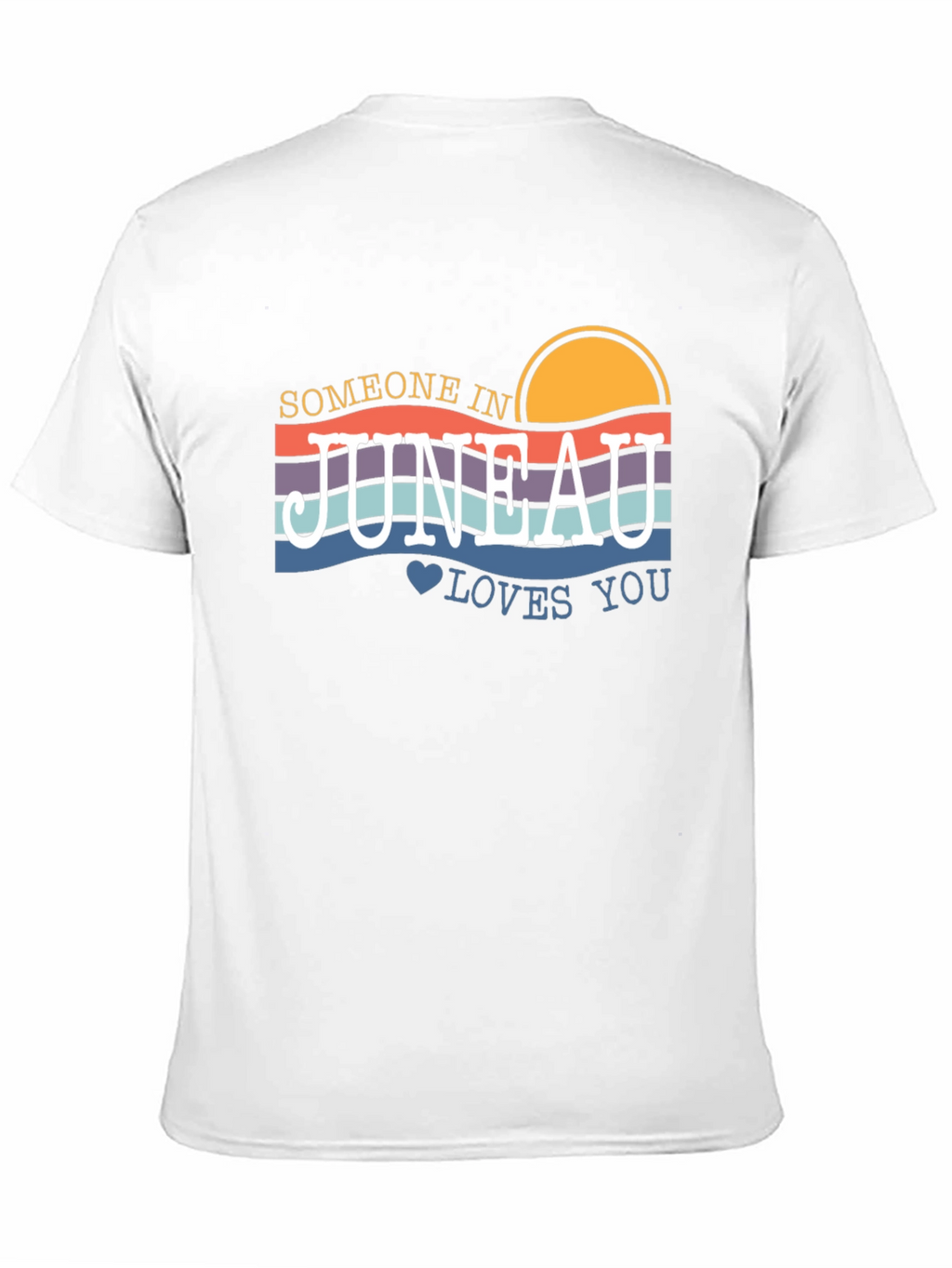 Juneau Alaska Sunset Graphic T-Shirt