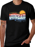 Juneau Alaska Sunset Graphic T-Shirt