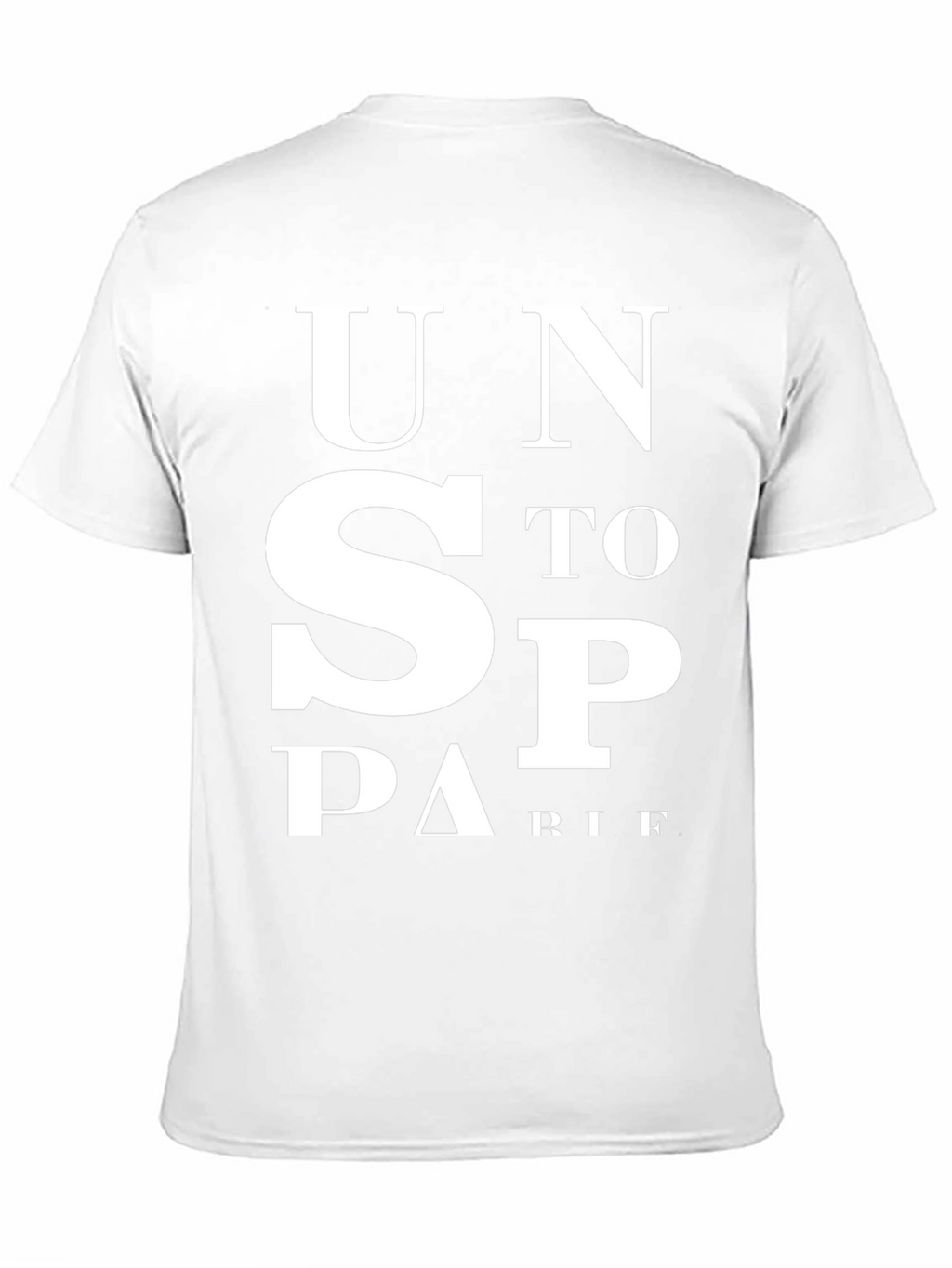 Unstoppable Mens Black Graphic T-Shirt
