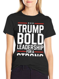 Trump Bold Leadership Graphic T-Shirt