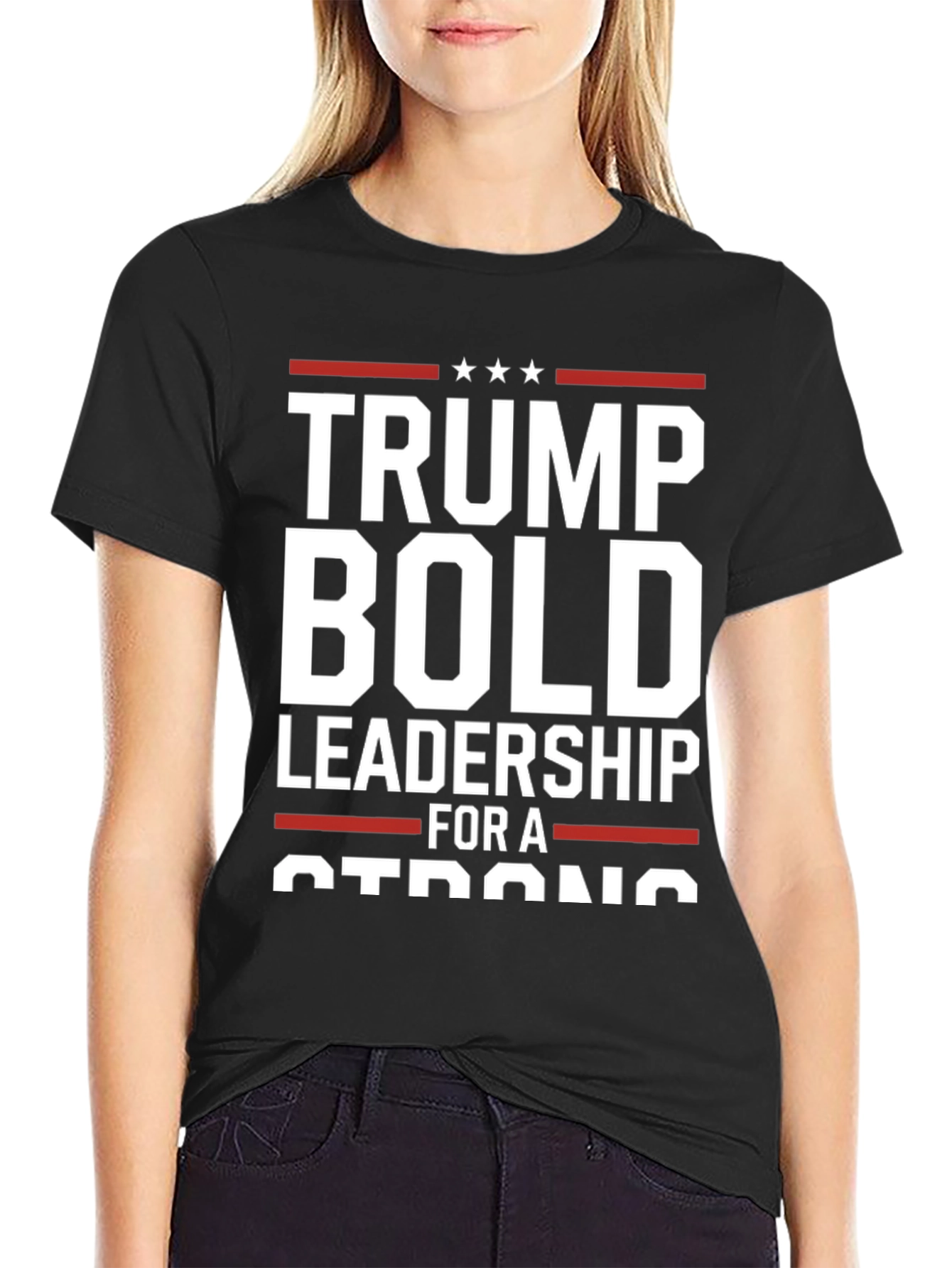 Trump Bold Leadership Graphic T-Shirt