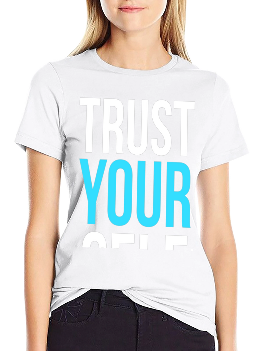 Trust Yourself Graphic Tee - Black