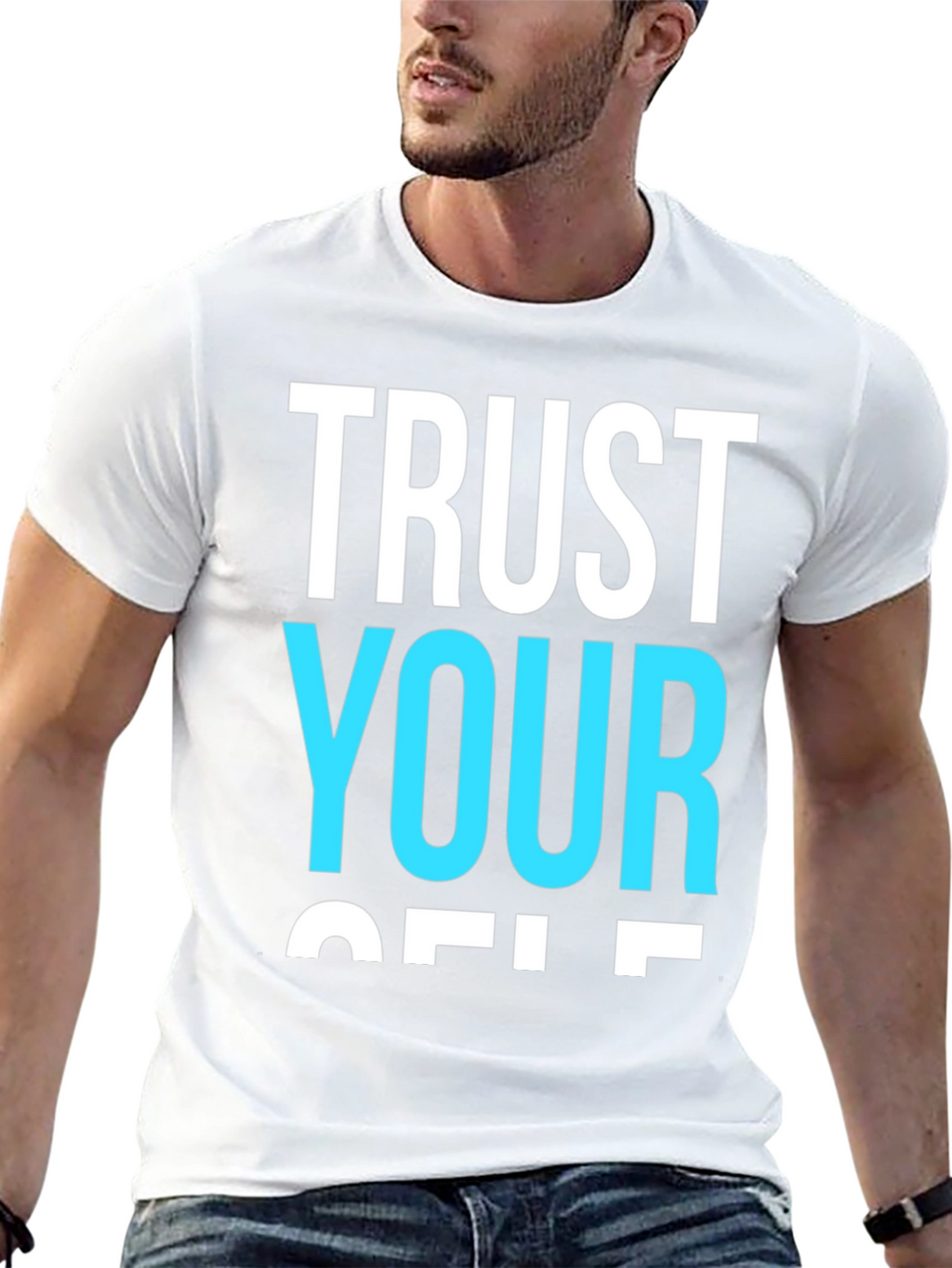 Trust Yourself Graphic Tee - Black