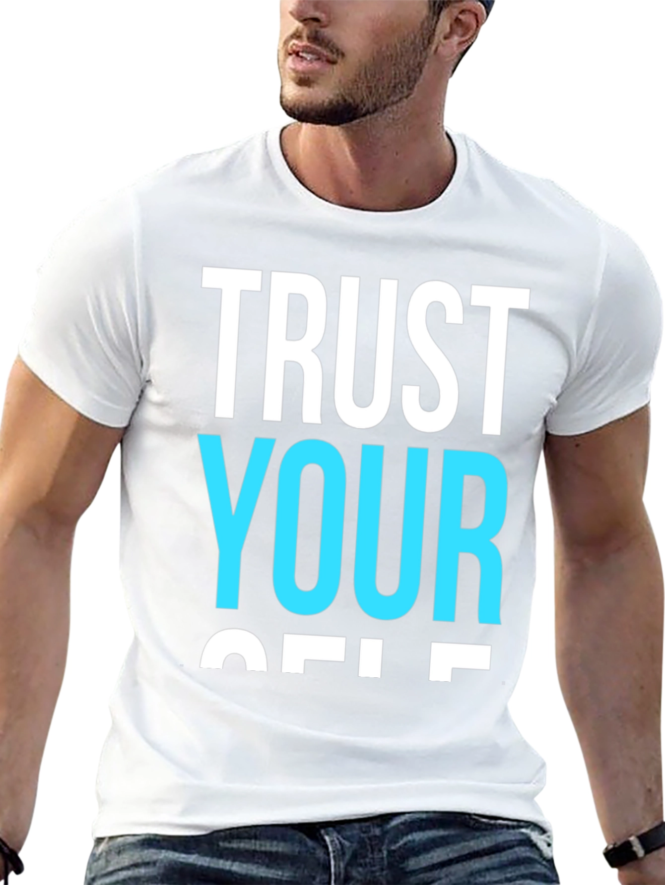 Trust Yourself Graphic Tee - Black