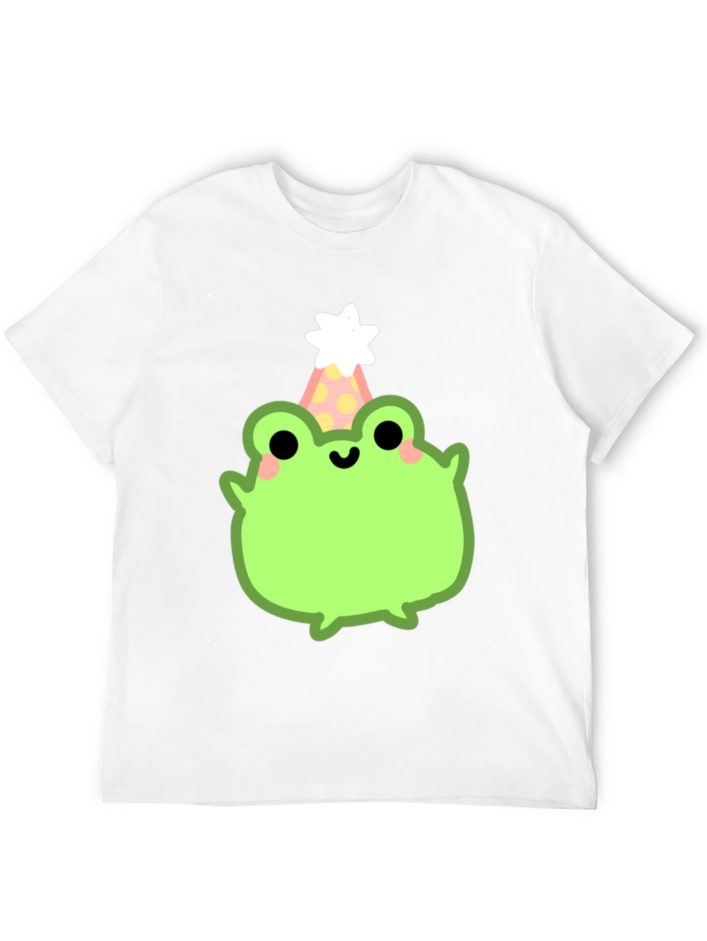 Party Frog Graphic Tee - Fun & Festive Design