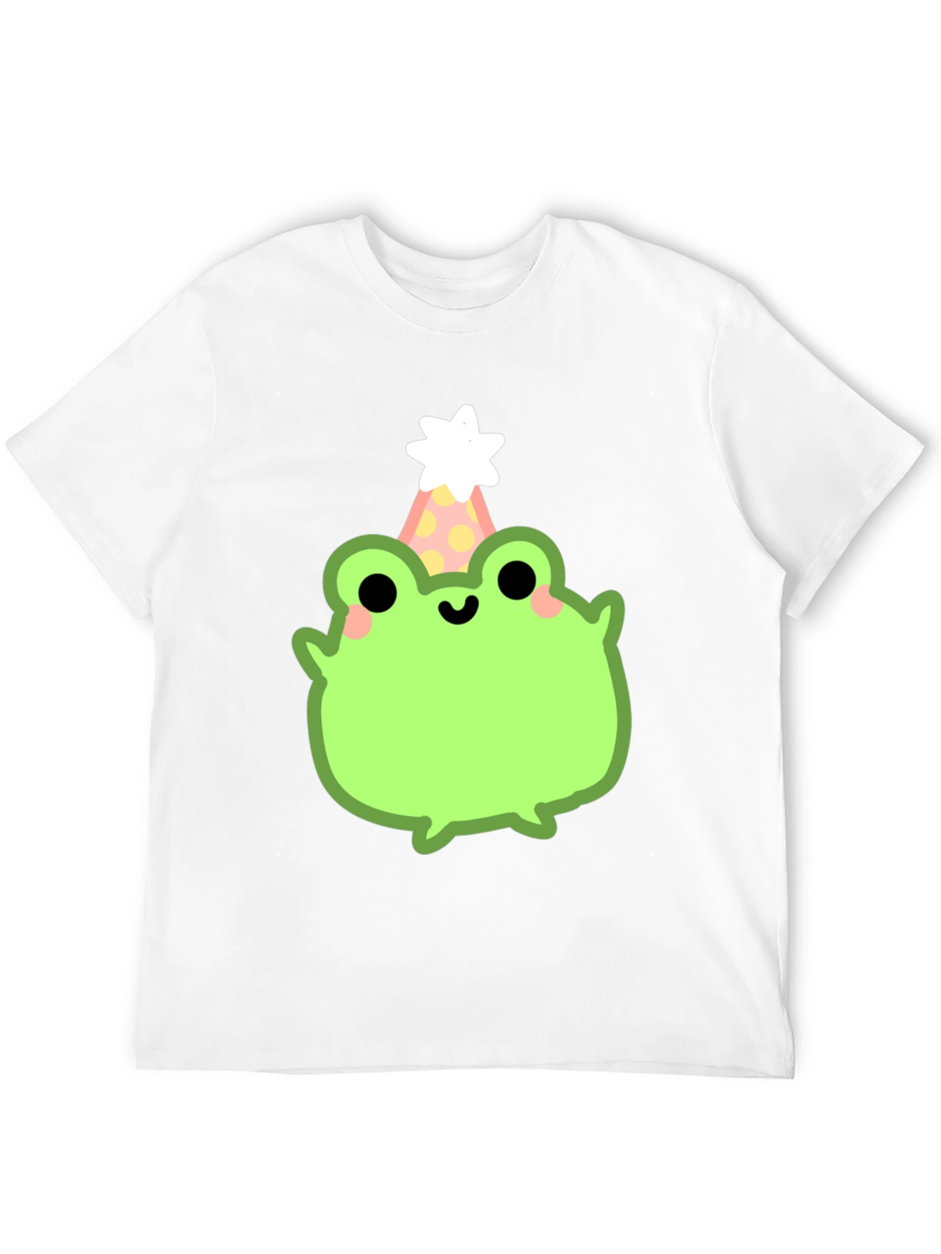 Party Frog Graphic Tee - Fun & Festive Design
