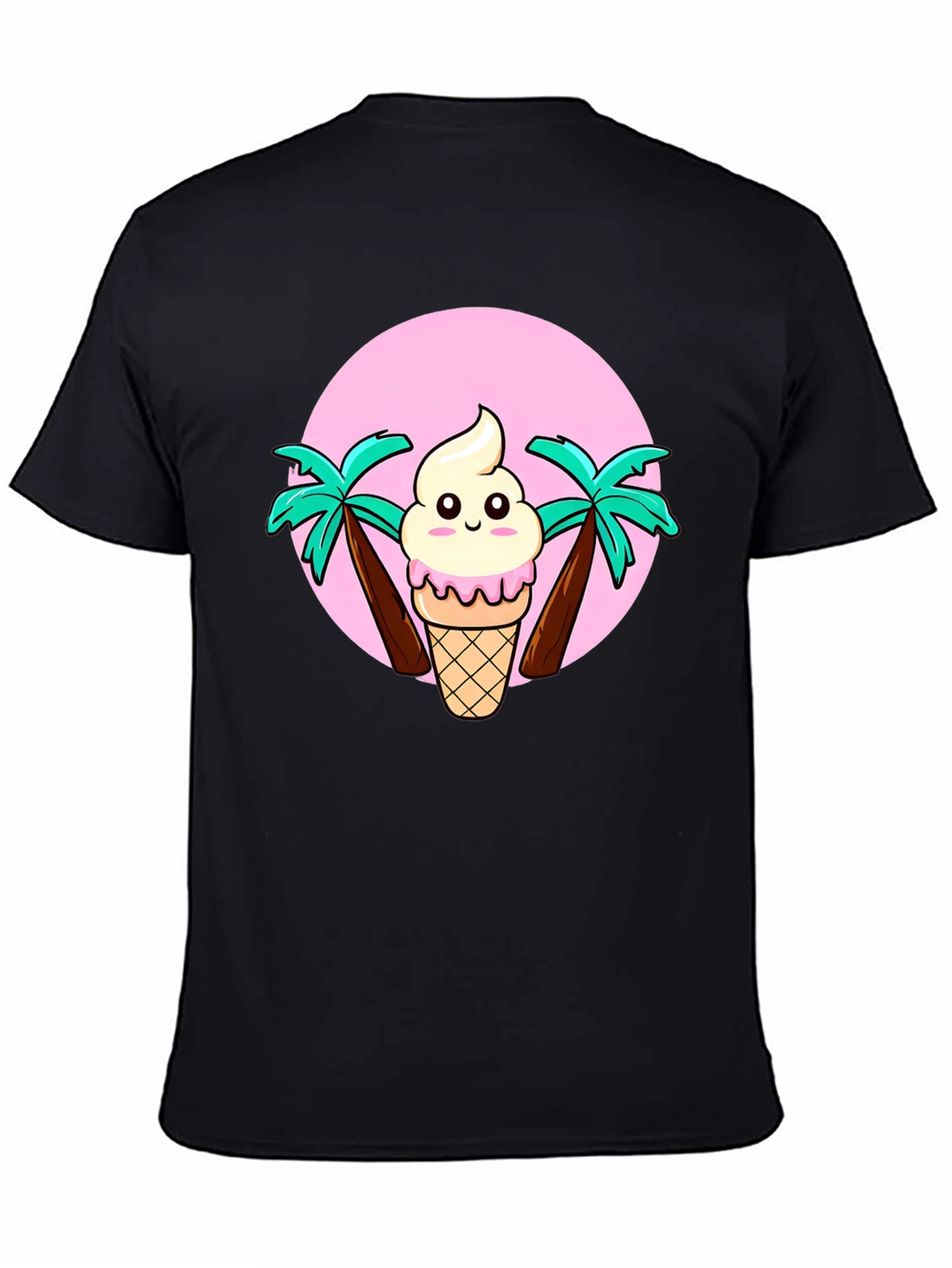 Ice Cream & Palm Trees Graphic Tee