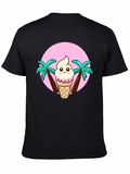 Ice Cream & Palm Trees Graphic Tee