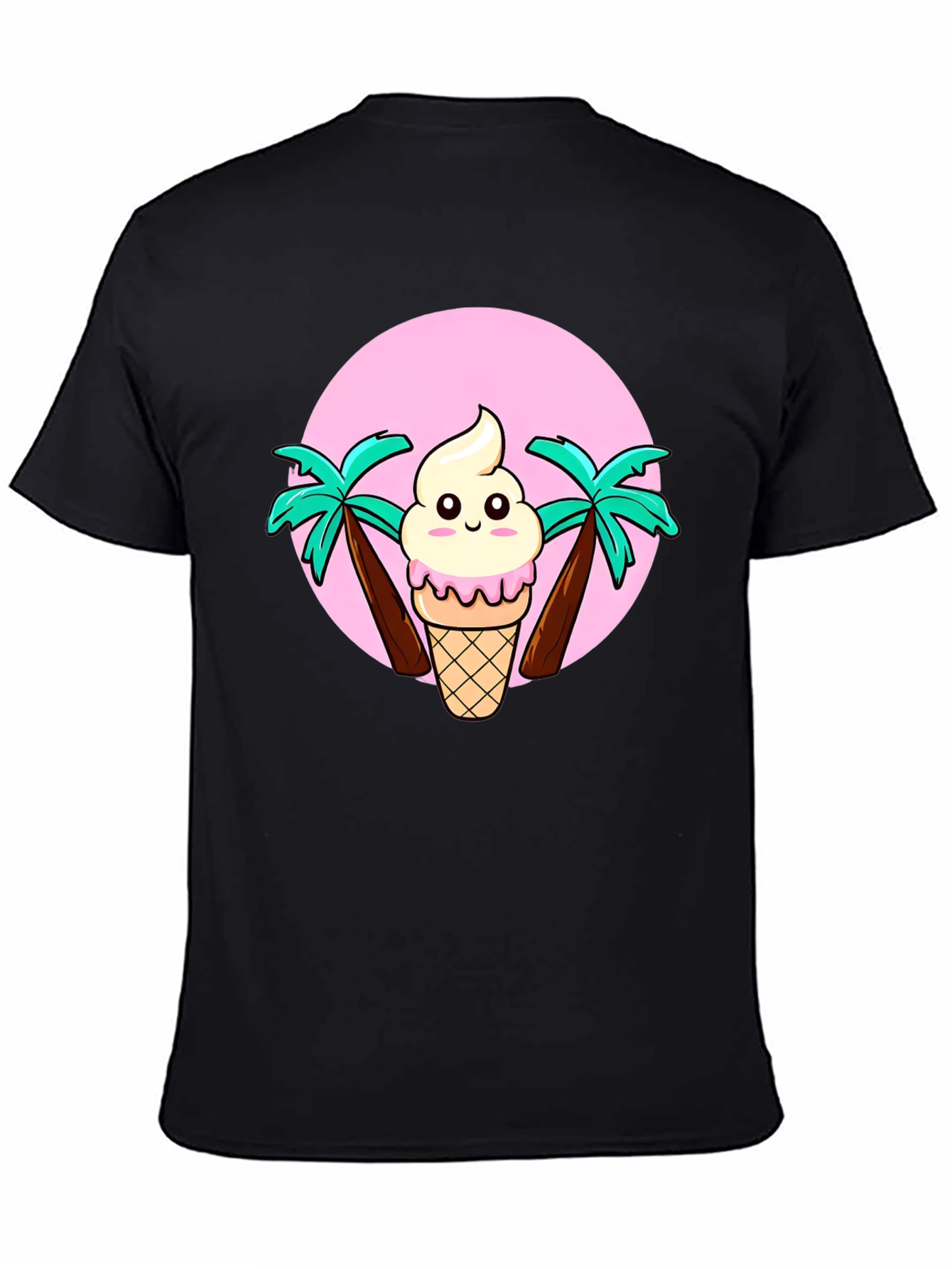 Ice Cream & Palm Trees Graphic Tee