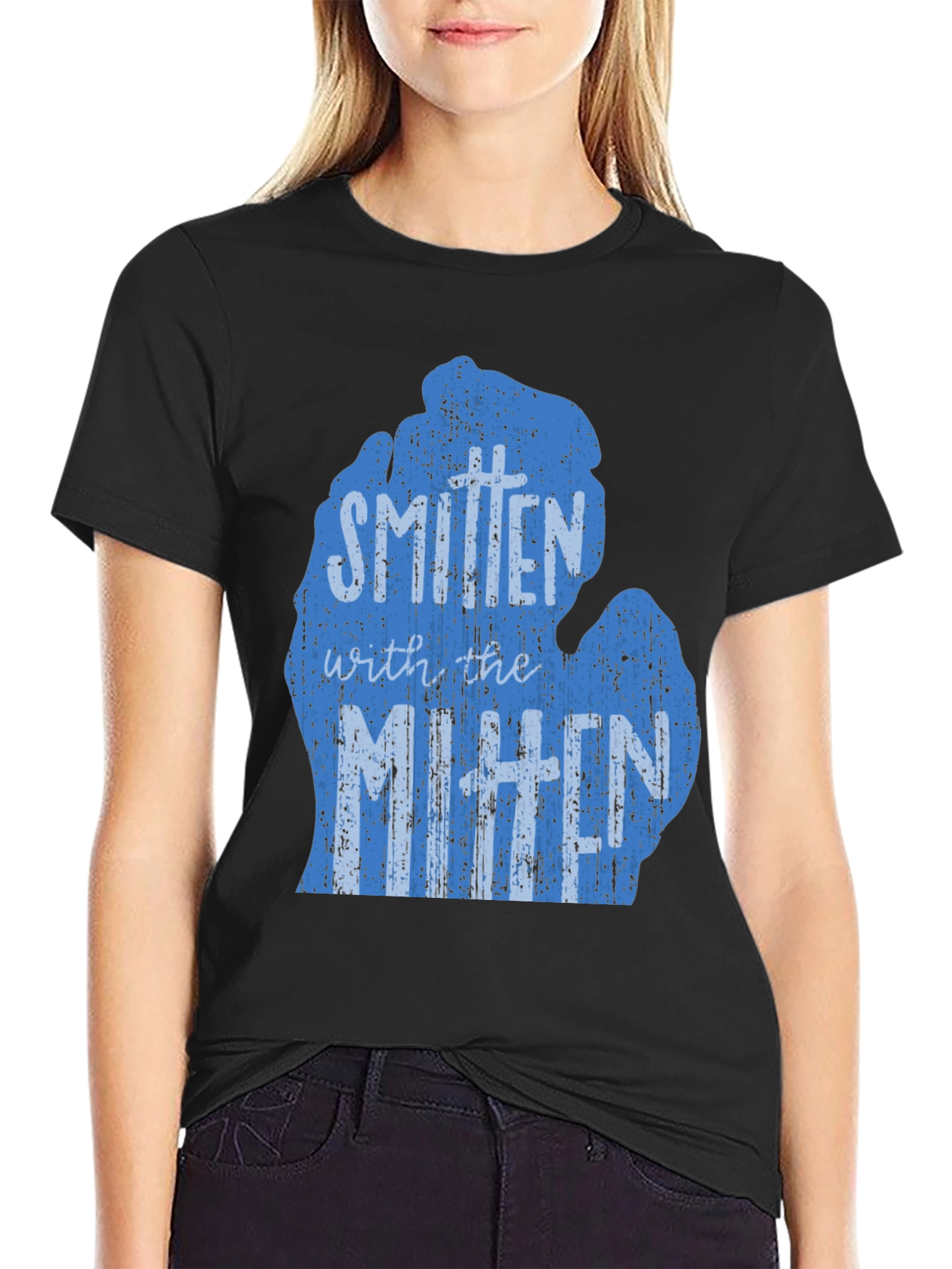 Smitten with the Mitten Michigan Graphic Tee