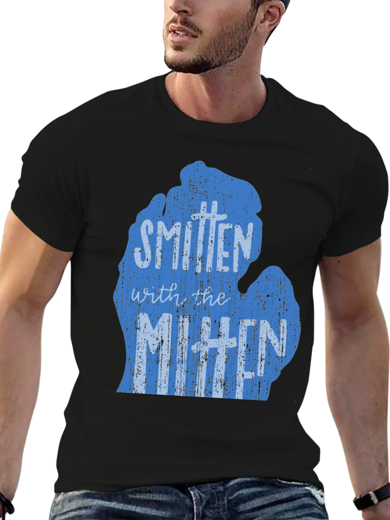 Smitten with the Mitten Michigan Graphic Tee