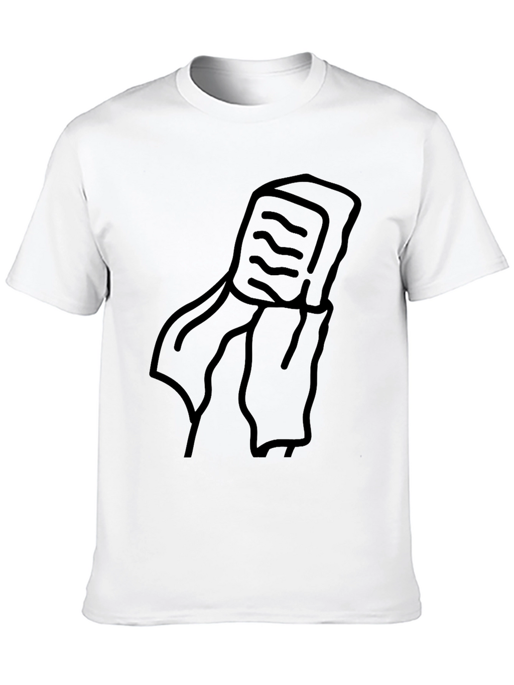 Mens Black Graphic T-Shirt - Retro Cassette Tape Design