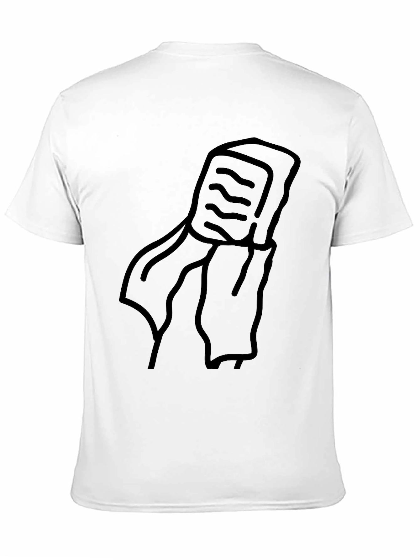 Mens Black Graphic T-Shirt - Retro Cassette Tape Design