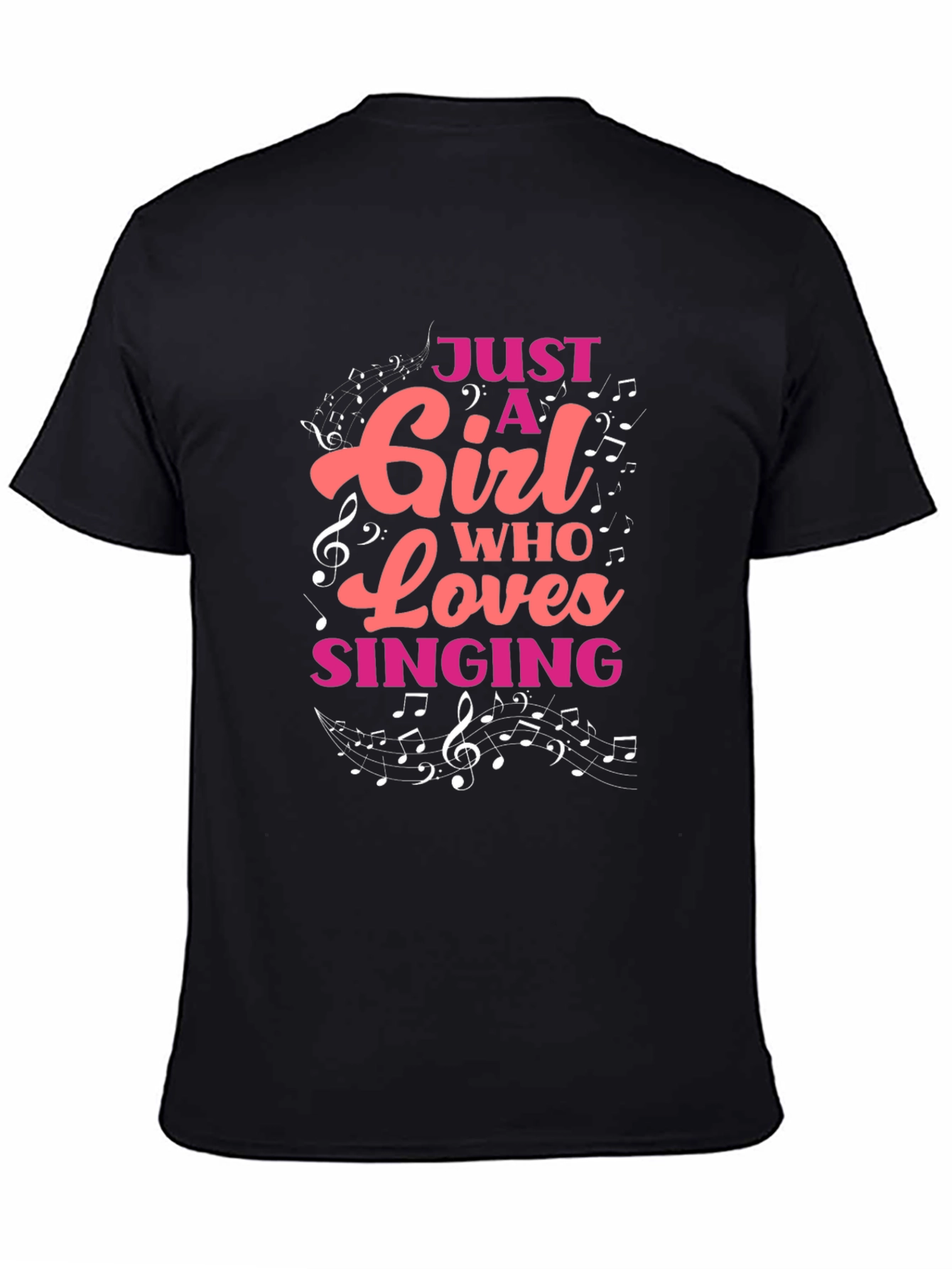 Just A Girl Who Loves Singing T-Shirt
