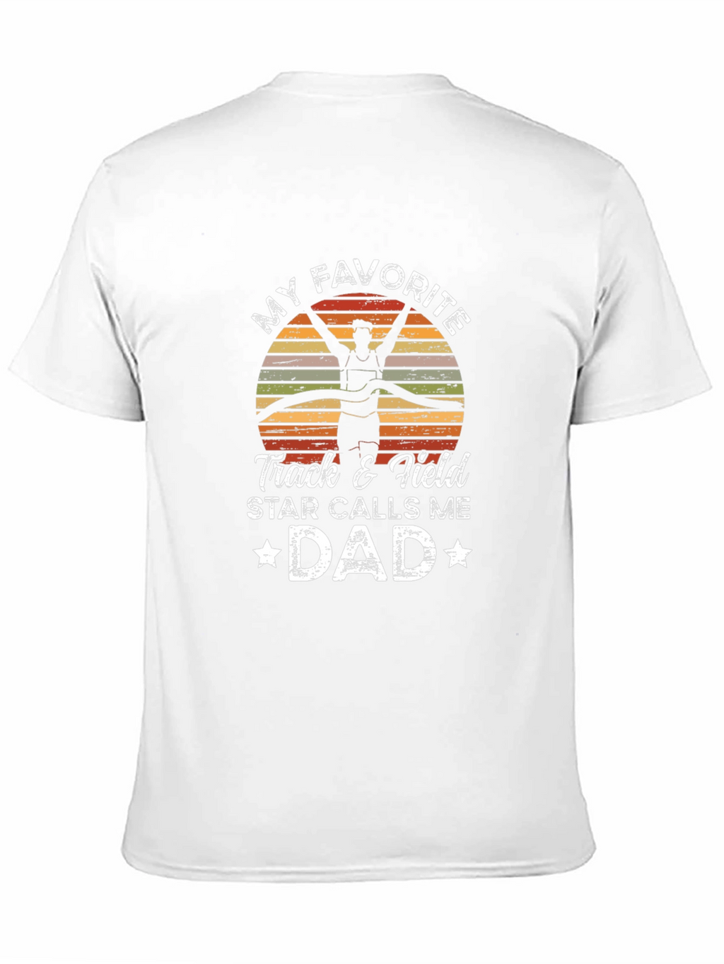 Track & Field Dad T-Shirt: Favorite Star
