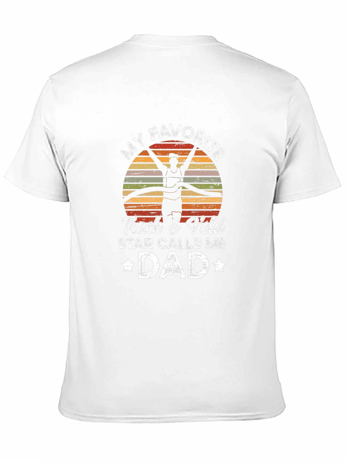 Track & Field Dad T-Shirt: Favorite Star