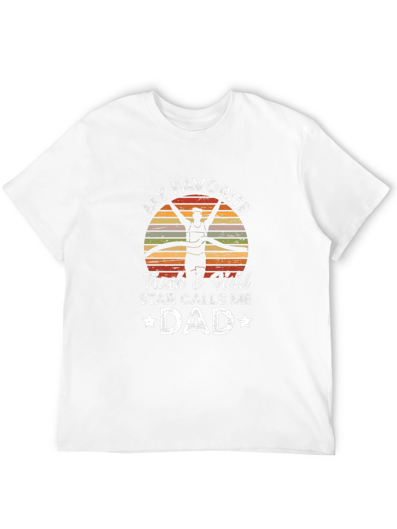 Track & Field Dad T-Shirt: Favorite Star