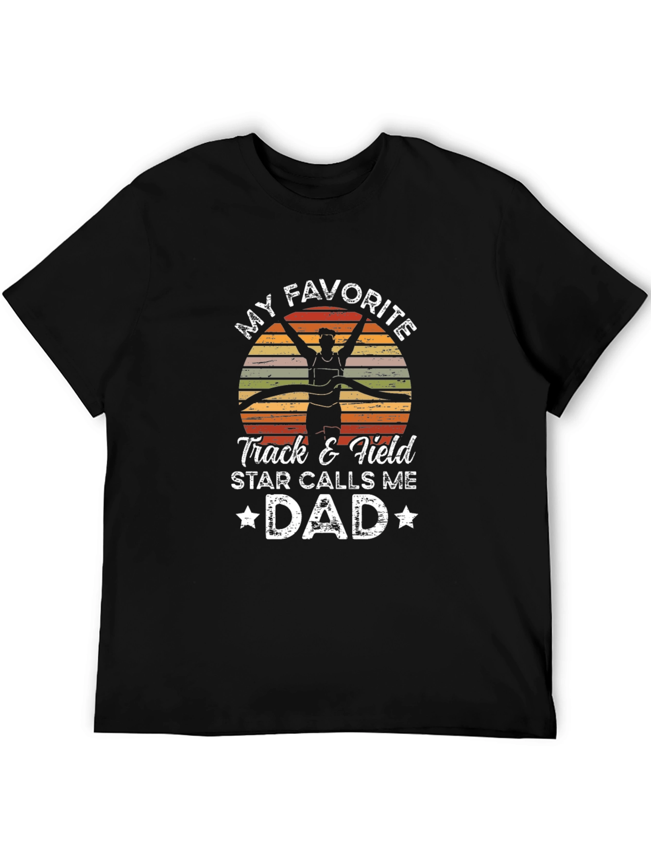 Track & Field Dad T-Shirt: Favorite Star