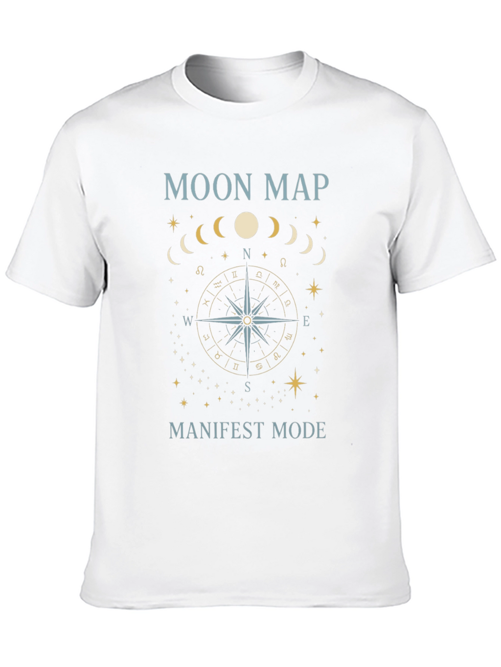 Moon Map Manifest Mode Graphic Tee