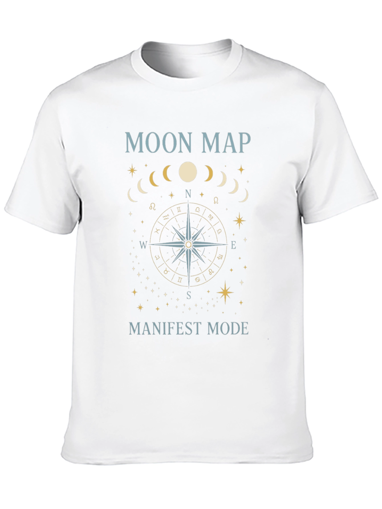 Moon Map Manifest Mode Graphic Tee