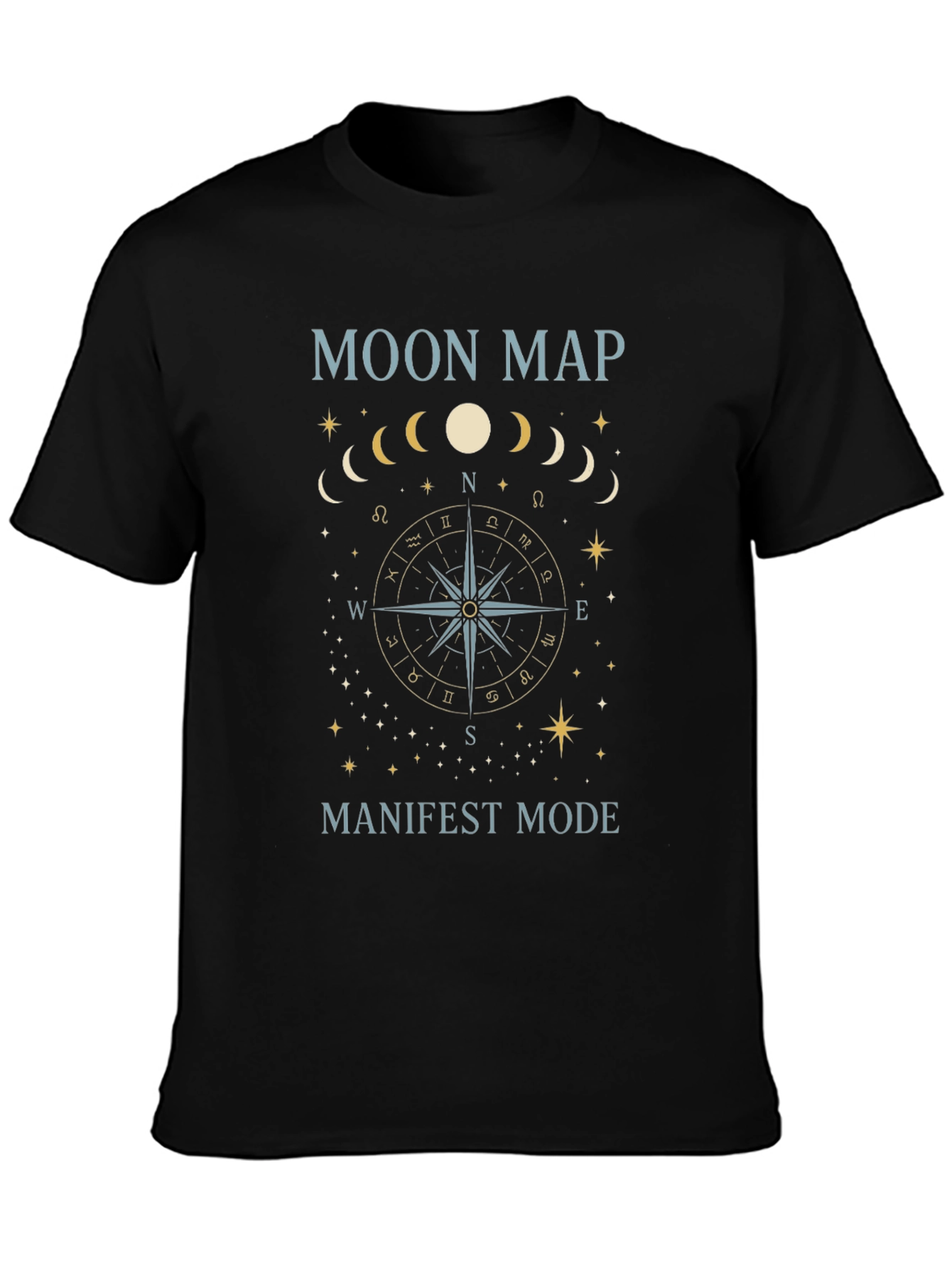 Moon Map Manifest Mode Graphic Tee