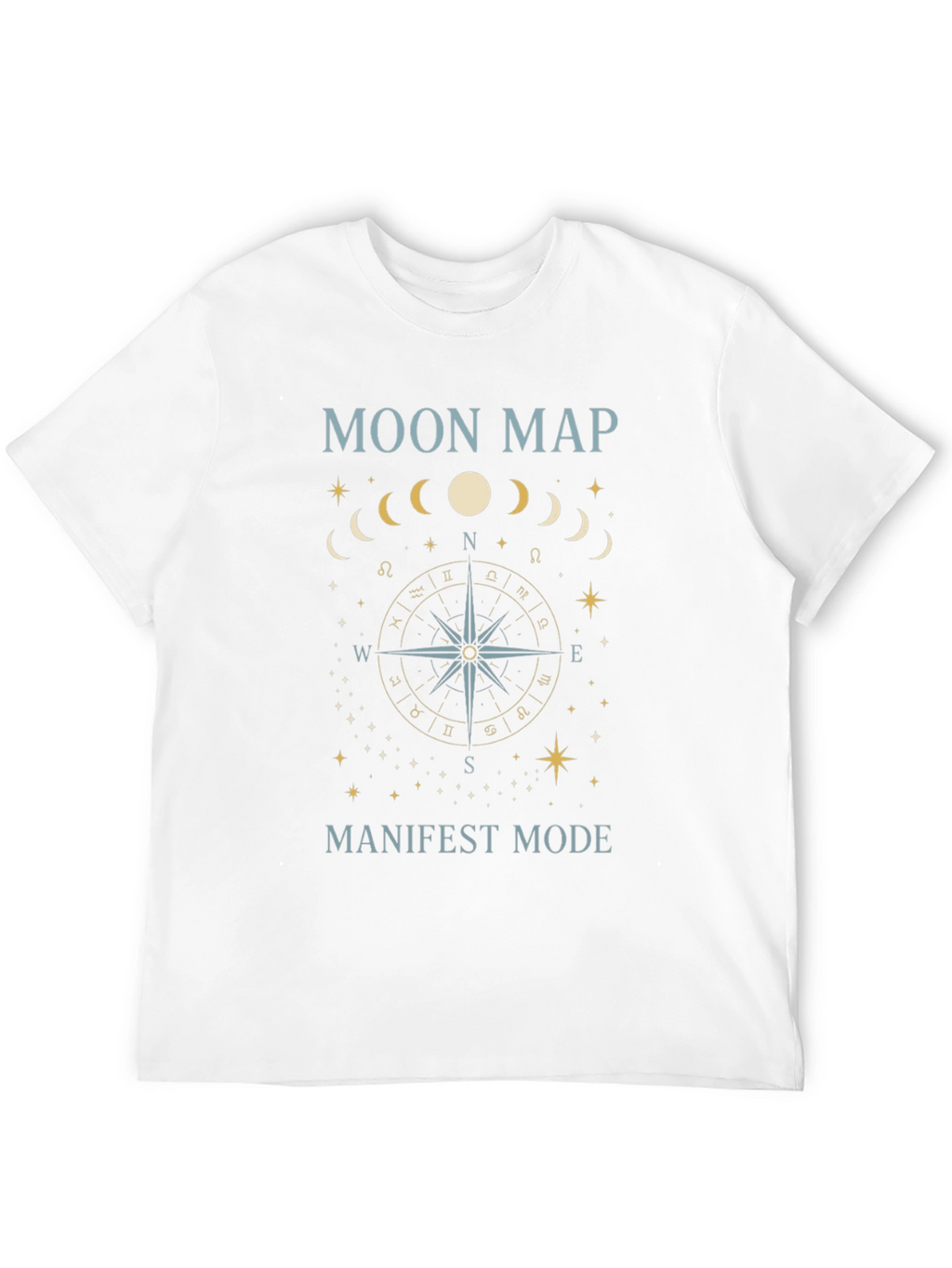 Moon Map Manifest Mode Graphic Tee