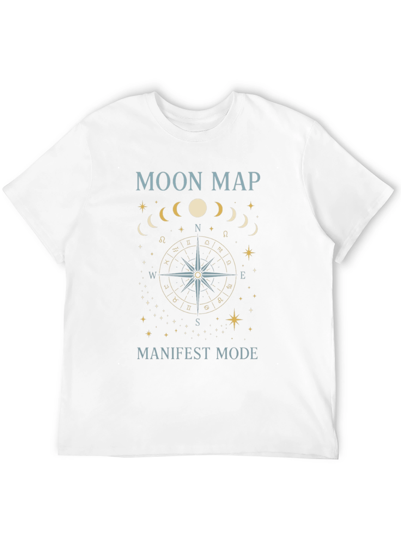 Moon Map Manifest Mode Graphic Tee