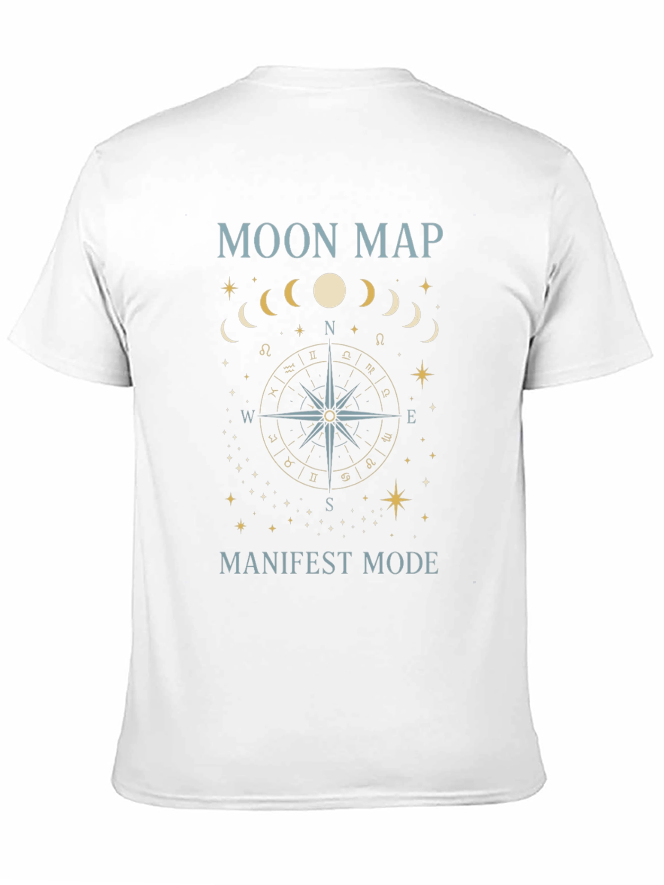 Moon Map Manifest Mode Graphic Tee