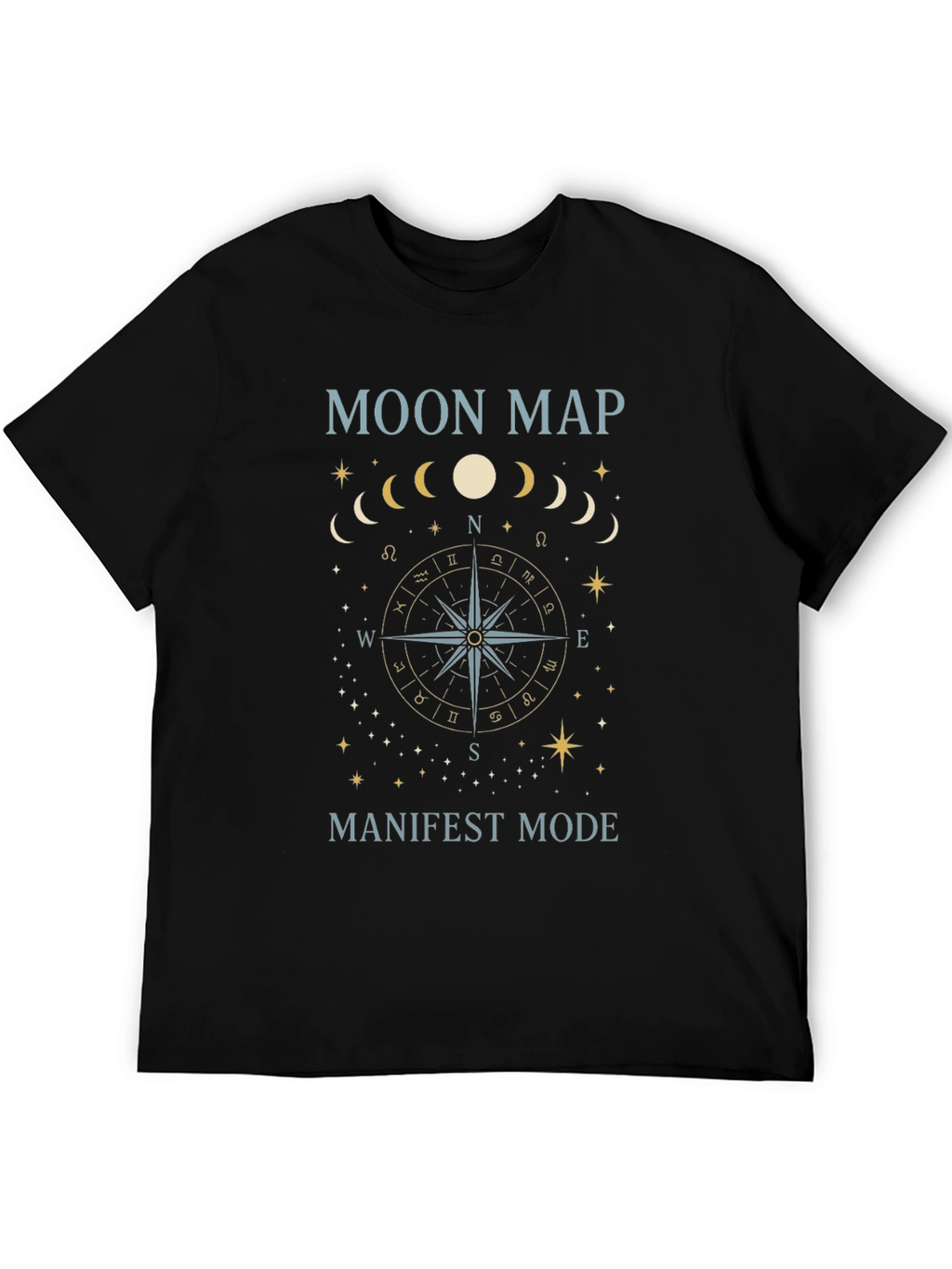 Moon Map Manifest Mode Graphic Tee