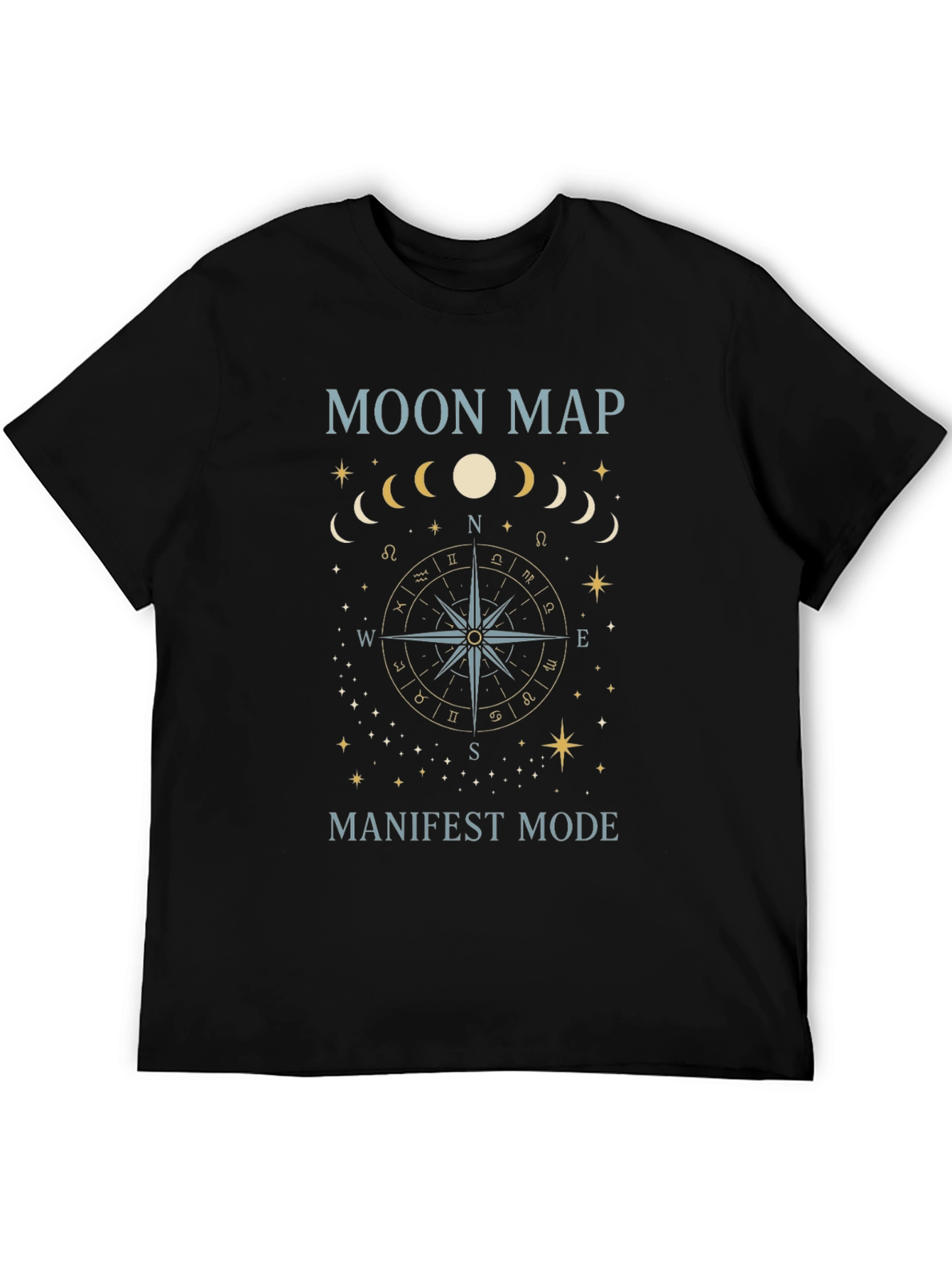 Moon Map Manifest Mode Graphic Tee