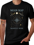 Moon Map Manifest Mode Graphic Tee
