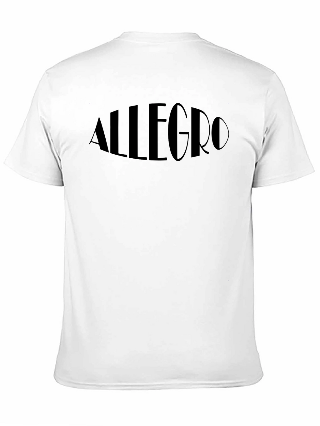 Allegro Black T-Shirt - Stylish Graphic Tee