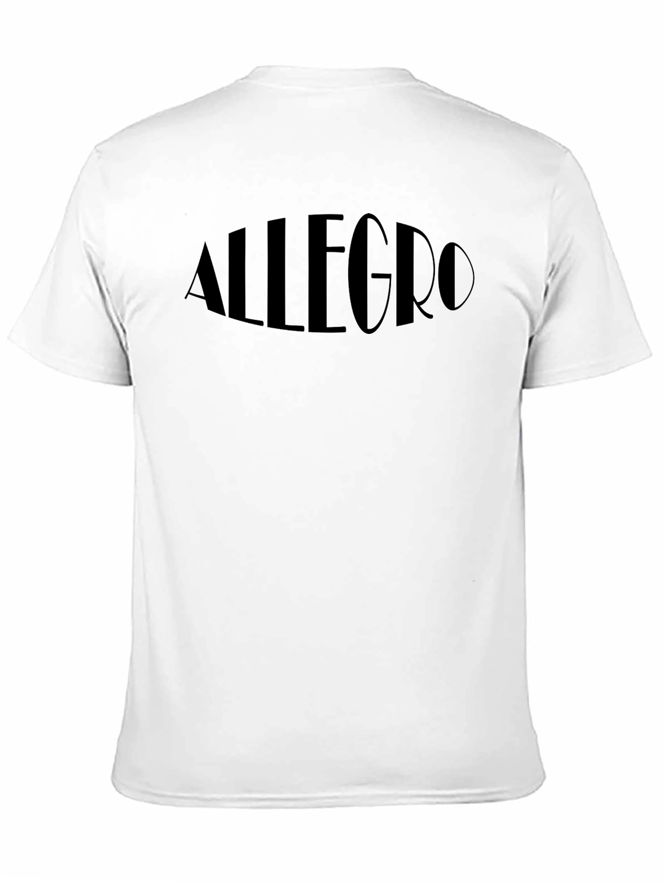 Allegro Black T-Shirt - Stylish Graphic Tee